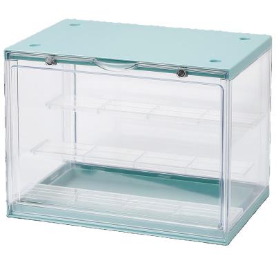 China Viable Transparent Plexiglass Display Cabinet Garage Kits Dustproof Storage Box for sale