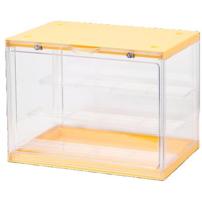 China Viable Plastic Assembly Kits Toy Doll Display Garage Transparent Storage Box for sale