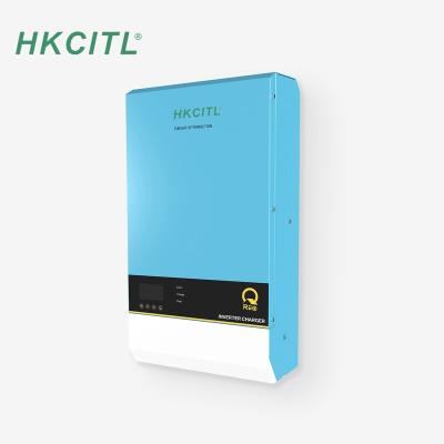 China Solar Power System Home 3KW 24V Home Hybrid Solar Inverter 3000W High Frequency Pure Sine Wave Solar Inverter With WIFi optional for sale