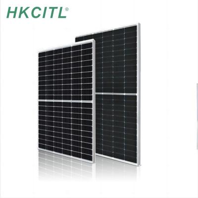 China Home Harbour Energy half cell solar panels 500w 550w 525w black frame 182 cell roof system tier 1 solar panels mono half cells eu for sale