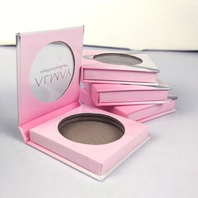 China Private Label Recyclable Mirror Eyeshadow Palette Cosmetics Price Voucher Empty Paper Box Blush Boxes for sale