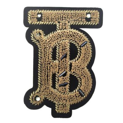 China Viable Do You Own Fabric Design Embroidery Patches Chenille Letter Patches With Diamond for sale