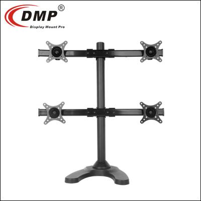 China CURVE-Q-STAND Free Standing LCD Table Desk Mount for Quad Monitors Wall Mount Holder 13