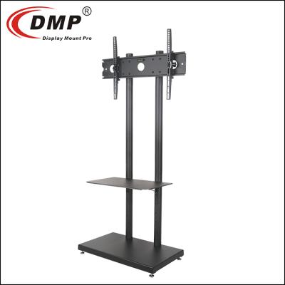 China ND6495 Steel Adjustable Mobile TV Screen Display Stand High Quality Trolley for sale