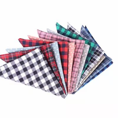 China 2021 Viable Wholesale Cute Custom Christmas Pattern Pet Scarf Cotton Triangle Dog Bandana Printing for sale