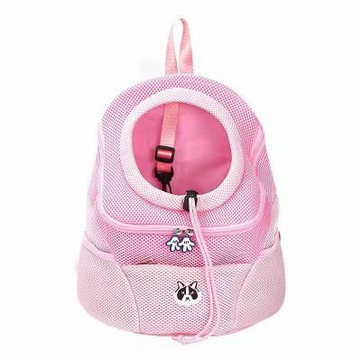 China Outdoor Mesh Nylon Backpacks Bag Travel Fashion Pet Dog Adjustable Breathable Comfortable Breathable Carrier Handbag for sale