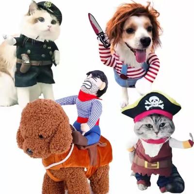 China Viable Wholesale Cool Pet Costumes For Dogs Pet Clothes Pirate Dog Cosplay Clothes for sale