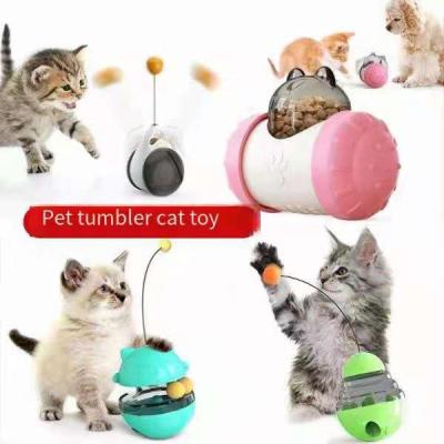 China Hot Selling Tumbler Windmill Round Shape Fashion Planet Food Leakage Ball Funny Jigsaw Puzzle For Pets Cat Funny Toy for sale