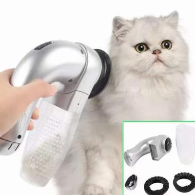 China 2021 Wholesale Hot Viable Electric Pet Hair Remover Vacuum Cat And Dog Massage Hair Removal Clean Brushes for sale