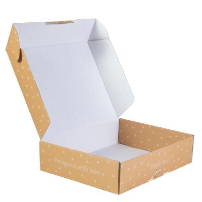 China Recycled Materials Free Design Custom Logo Folding Paper Box Printed Brown Packaging Corrugated Shipping Kraft Paper Box Shipping Corrugated Box for sale