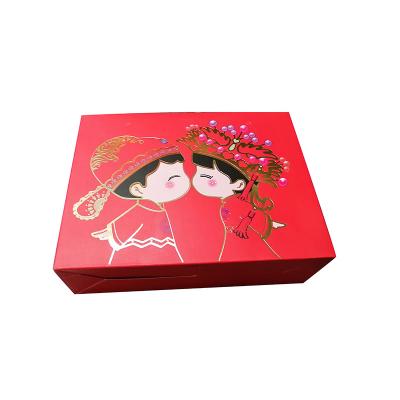 China OEM Wedding Gift Box Small Disposable Party Invitations Gift Package Paper Box Wedding Hot Selling Gift Box For Guest for sale