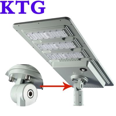 China Main road export to small farm d 'new ivory desgin 30w 45w 60w integrated all in one solar street light for garden 210lm/w dc12.8v36ah battery for sale