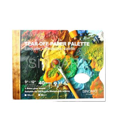 China SINOAR Artist Paper-Paper High Quality Palette for Painting for sale