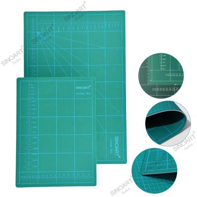 China SINOART PVC Low Noq A4 Cut Mat Healing Pvc 3 Layers Double Side Cutting Mat for sale