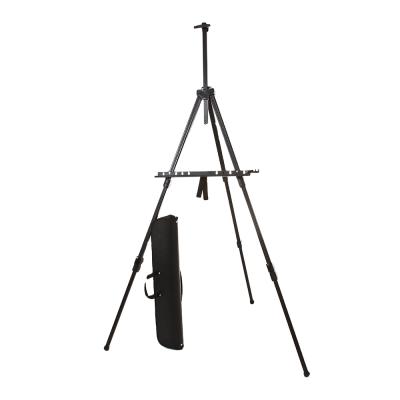 China Lightweight Telescoping Deluxe Aluminum Easel Painting Metal Painting Easel OEM Tripod for sale