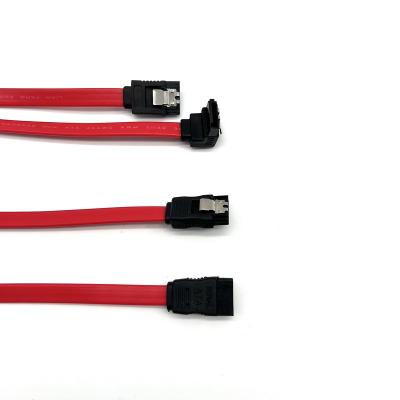 China SATA 3.0 SATA 3.0 Dual Channel Hot Cable Straight Red SAS Cord Cable For Hard Drive Data for sale