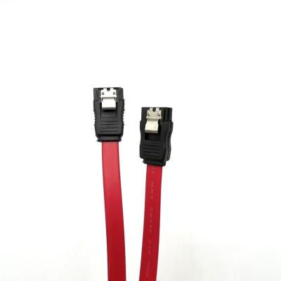 China Hot Selling COMPUTER Sata 3.0 Data Cable Red Straight Cord SAS Cable Hard Disk Data Transmission Dual Channel Cable for sale