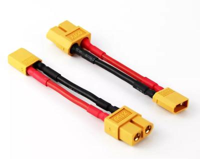 China Male Female Cable Wire Harness Fitted Automoblie XT60 Male Plug Connectors 12AWG Cable Plugs XT30 XT60 XT90 MR30 MT60 for sale