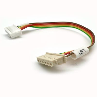 China Self Service Equipment OEM 2.54mm Jst Molex 2pin 3pin 4pin 5pin 6 Pin Connector Flat Cable Rainbow Terminal Financial Harness for sale