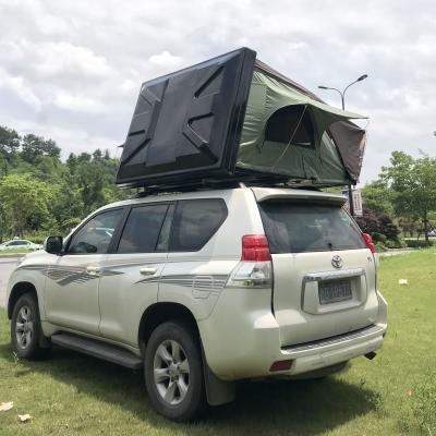 China Extended Type 1.6M New Model Camping Shell Car Roof Top Tent Hard Aluminum for sale