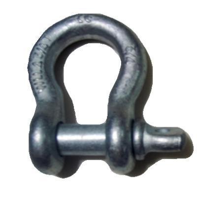 China Heavy Industry 3/4 Inch Screw Pin Anchor Carbon Steel Heavy Duty Shape Load Sling Bow Sling for sale