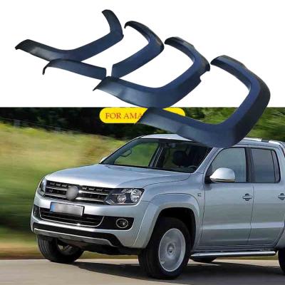 China Vacuum Injection Pocket Style AMAROK 2010 Wide Wheel FFD31 Shock Absorber and After Matte Black Universal ABS Flares for VW. 3 months OEM standard textured 10 sets for sale