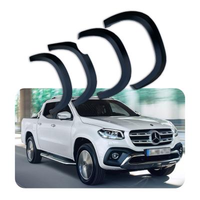 China FFD99 Style Single Wide Wheel Fender Flares Matte Black For X-CLASS 2020 for sale