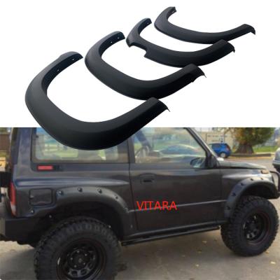 China Single Wide Style FFD103 Wheel Fender Flares Matte Black For VITARA 2016 Onwards for sale