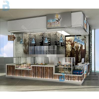 China Factory Price Kiosk Display Mall Food Kiosk Design Food Kiosk Showcase for sale