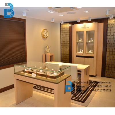 China New Design Leather Watch Store Display Furniture For Counter And Showcase for sale