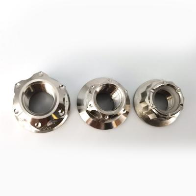 China Strong Hardness Hot Sale Titanium Hex Nut Alloy M10 M12 Titanium Nuts for sale