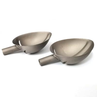 China Customized ISO/CE Factory Outlet Size Bright Titanium Alloy Forge Titanium Powder Spoon for sale