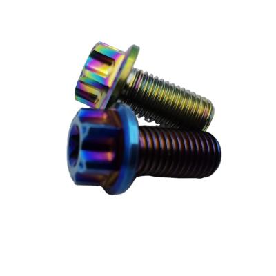 China factory wholesale 12-point titanium gr.5 hex socket head m8 bolt for sale