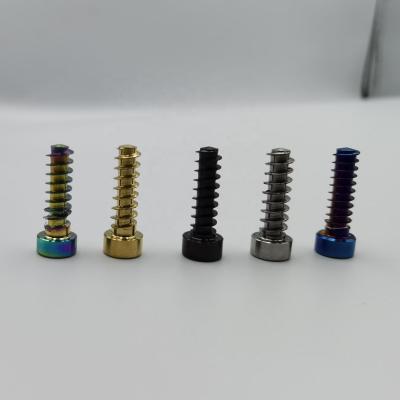 China General Industry Titanium Alloy Gr.5 m3 m5 Tapered Hex Socket Head Bolts Screws for sale