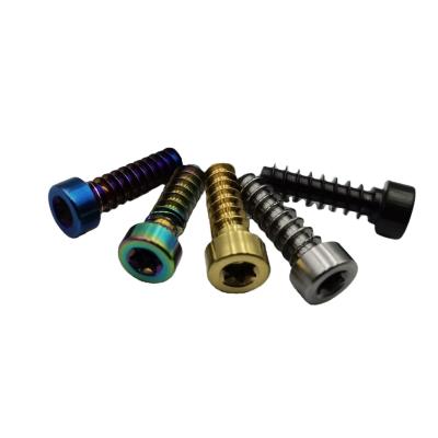 China Strong Alloy Head Socket Titanium Screws Bolts Hot Selling Hardness for sale