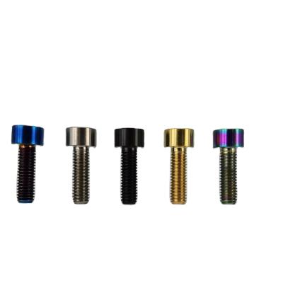 China Strong Hardness Titanium Bolts Titanium Alloy M6 M8 Head Titanium Torx Screws Bolts For Motorcycle for sale