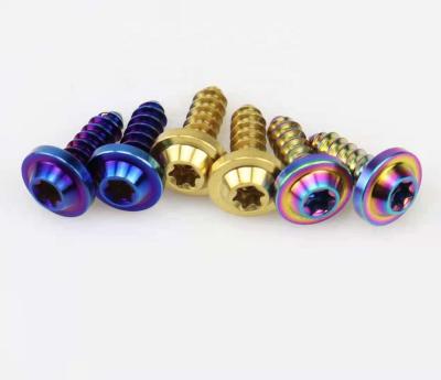 China General titanium alloy m5 m6 m8 color industry tapping screws in stock for sale