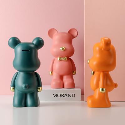 China China Resin Opens Violent Bear OEM ODM Gift Home Decor Ornament Living Room Decoration Luxury Animal Luxury Bear for sale