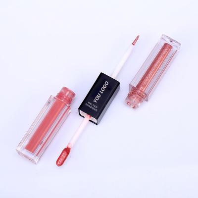 China Makeup ES157 factory wholesale waterproof private label cruelty free vegan glitter liquid eyeshadow for sale