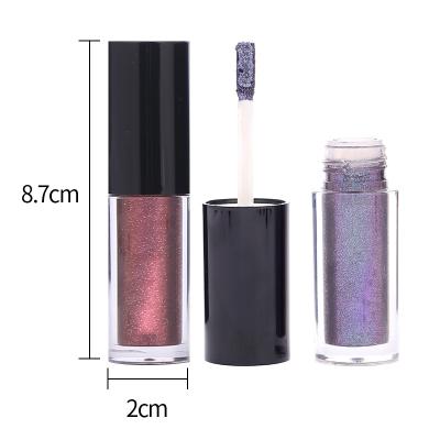 China Hot selling ES158 cosmetic factory private label vegan waterproof and cruelty free shimmer eyeshadow liquid for sale