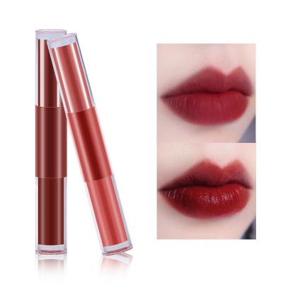 China LG057 Waterproof Lipstick Manufacturer Directly Sell Customized Waterproof Liquid Lipstick Double Lipstick Tubes Private Label for sale