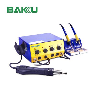 China BAKU Direct Supply Hot Air SMD 3 in 1 Rework Station BK-603A BGA Digital Soldering Desoldering Station BK-603A for sale