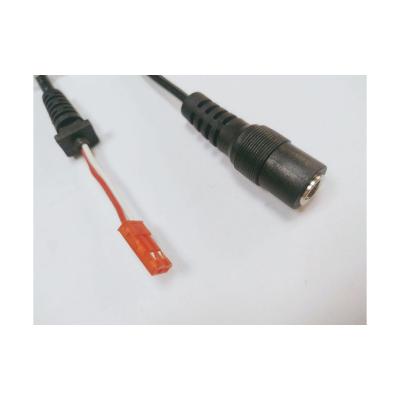 China For PCB Connection 5.5x2.1 Electrical Socket Female Connector Waterproof DC Cable Harness for sale