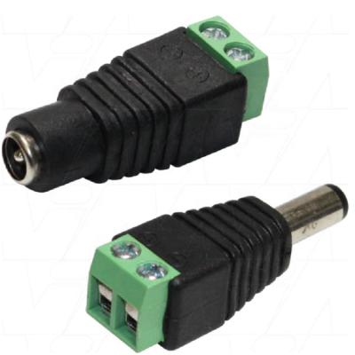 China audio & Screw Video Plug Adapter Fasten 10A 2 Pin 12V Power Jack DC Female Male Connector for sale