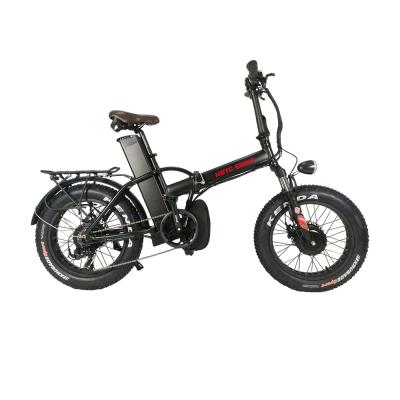 China Aluminum alloy 20inch fat tire electric bicycle snow bike with 500w high speed motor for sale