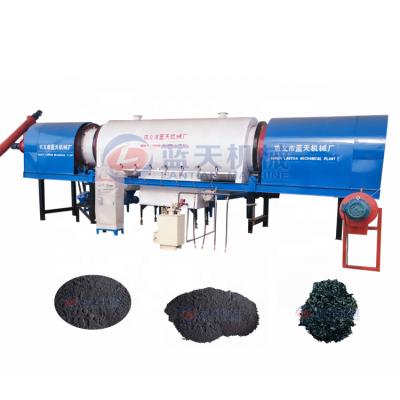 China 10-12CBM Activated Horizontal Carbon Rotary Kiln Furnace Charcoal Carbonization Furnace for sale