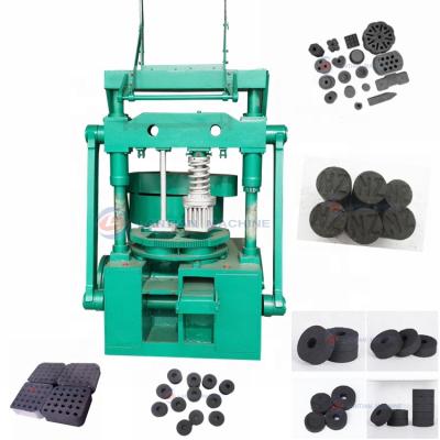 China Customized Mold Honeycomb Charcoal Round Shape Briquette Charcoal Dust Machine for sale