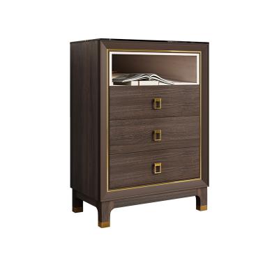 China (Other)Wholesale Adjustable Vintage Furniture Sideboard Solid Wood Beside Drawers Bedroom Storage Cabinet Wooden Chest Table Chest for sale