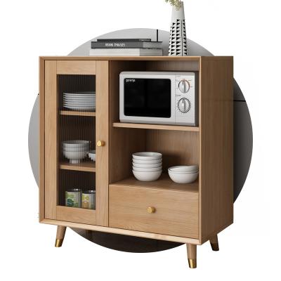 China Modern (Height)Adjustable Dining Room Furniture Sideboards Buffet Cabinet Wood Side Cabinet Luxury Sideboard Cabinet for sale