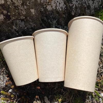 China All Natural PLA Sugarcane Bagasse Paper Cups for sale